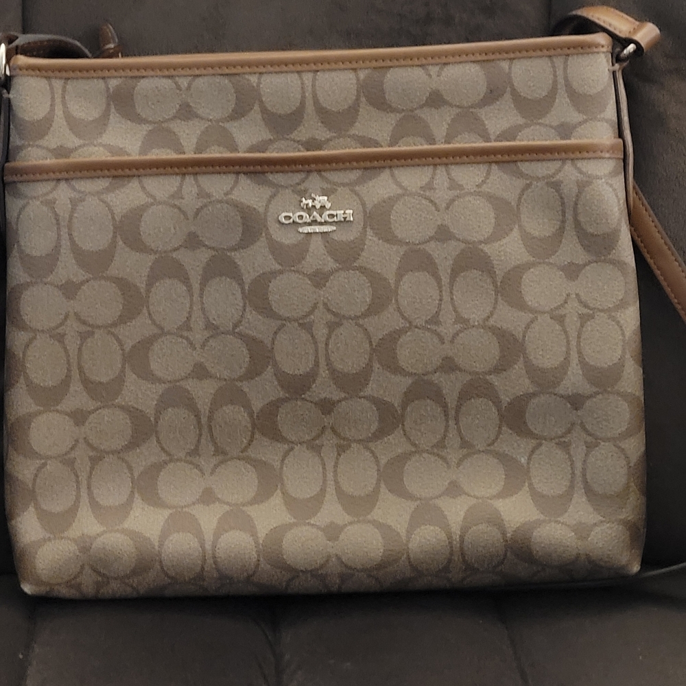 Coach signature crossbody